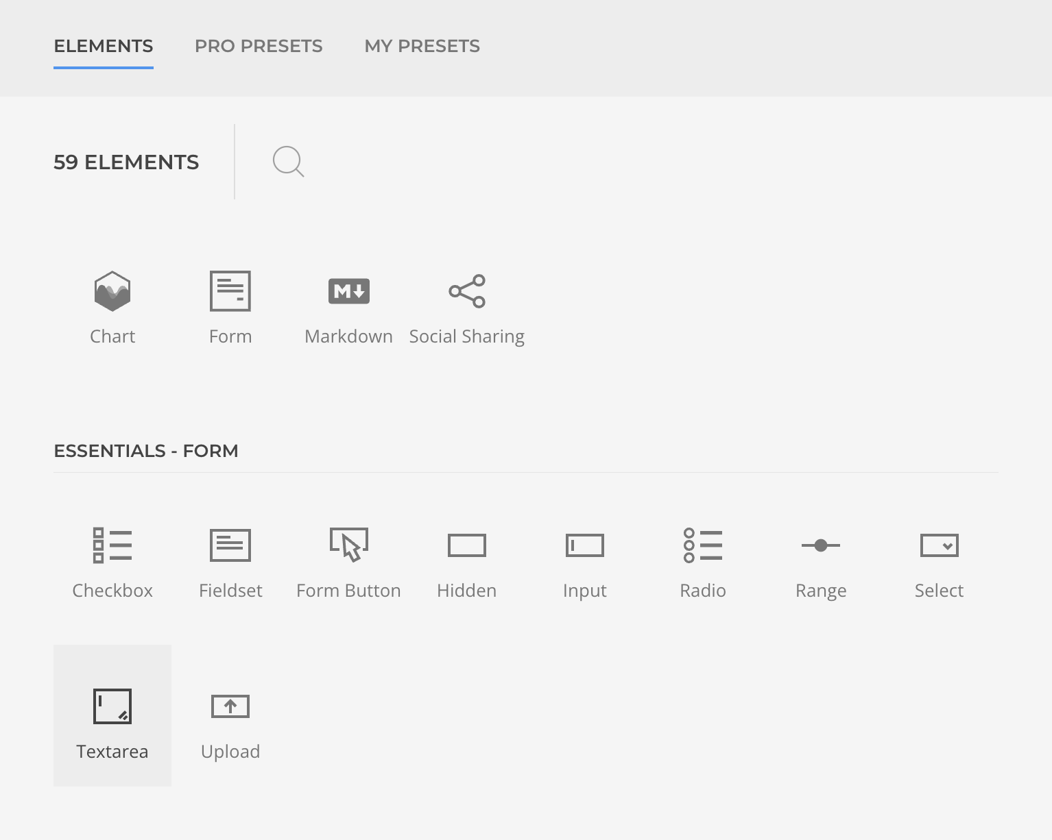 Add Form Textarea Element