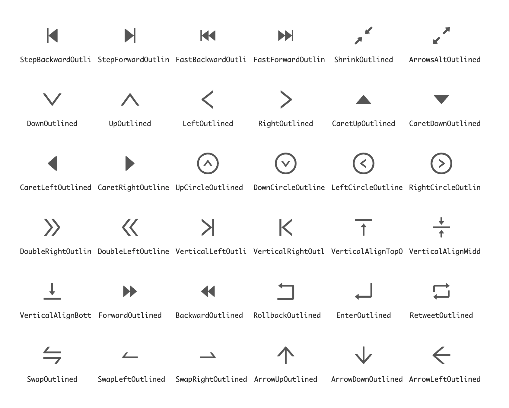 Ant Design Icon Collection
