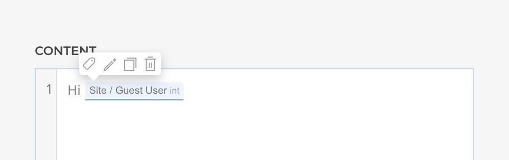 Composed Source Block Actions