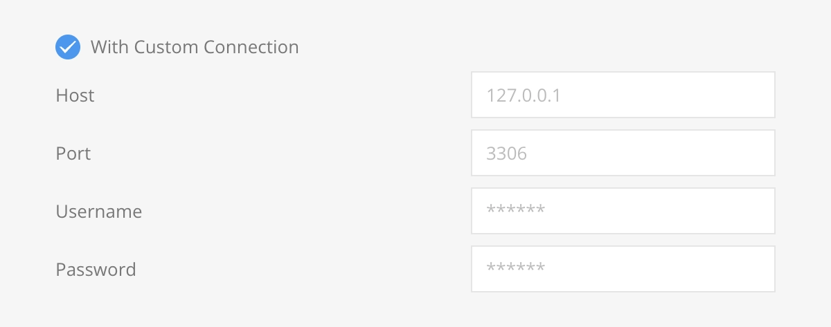 Database Instance Connection