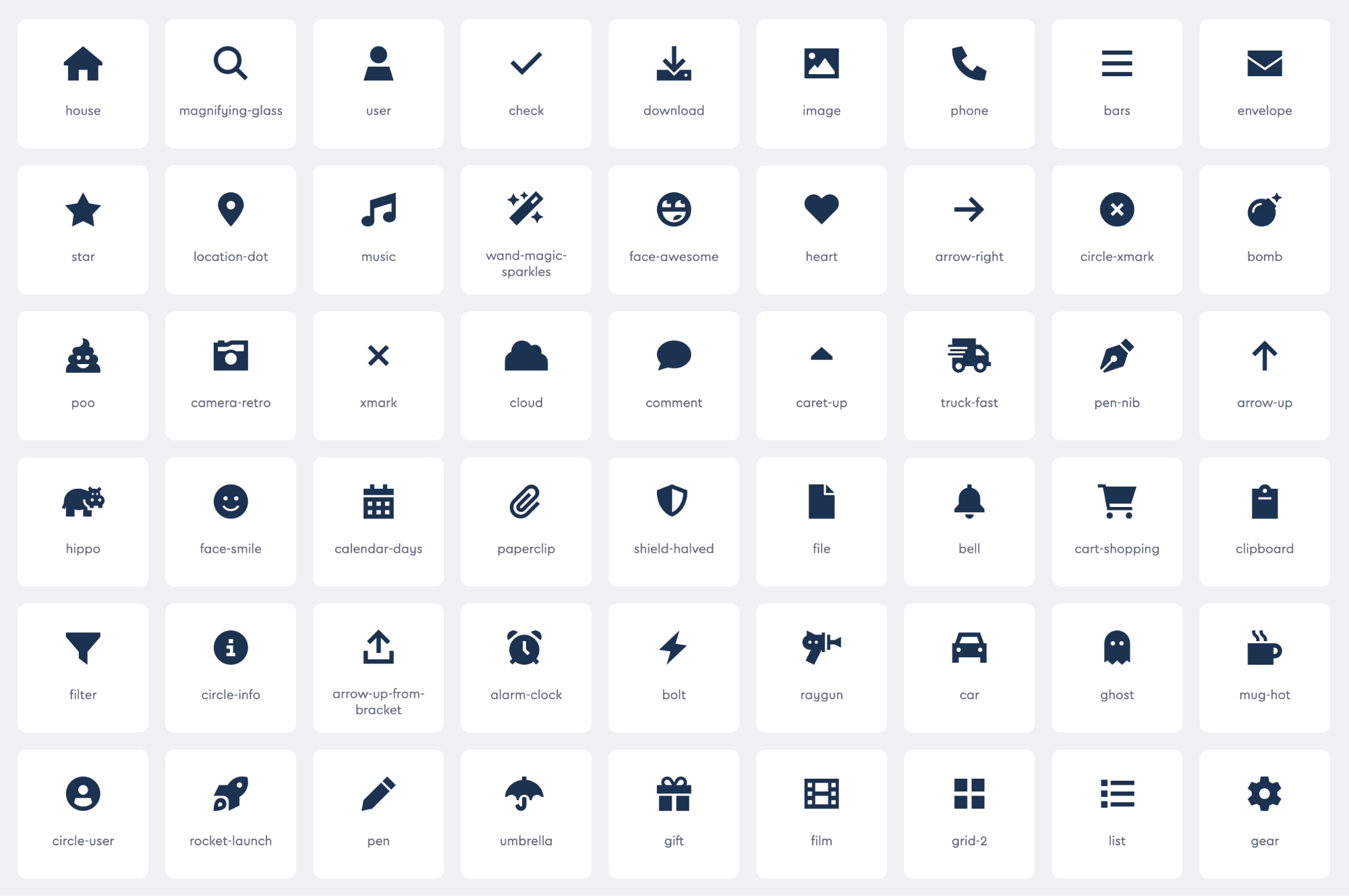 Font Awesome Icon Collection