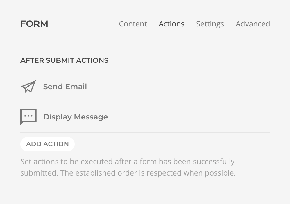After Submit Actions