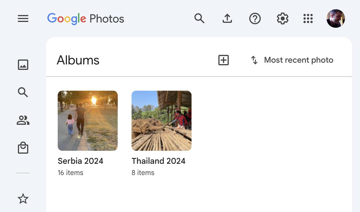 Google Photos Albums