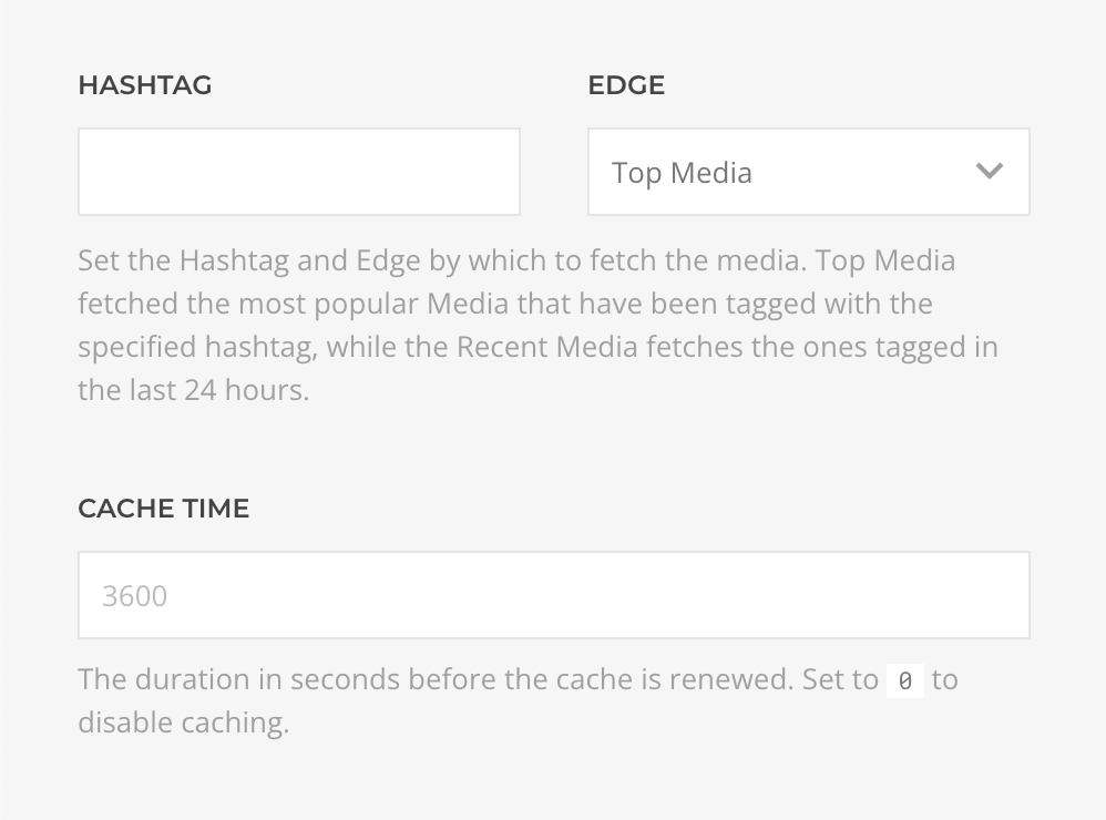 Instagram Hashtagged Media Query