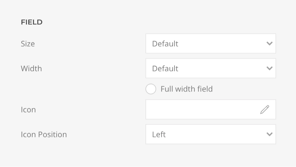 Input Common Settings