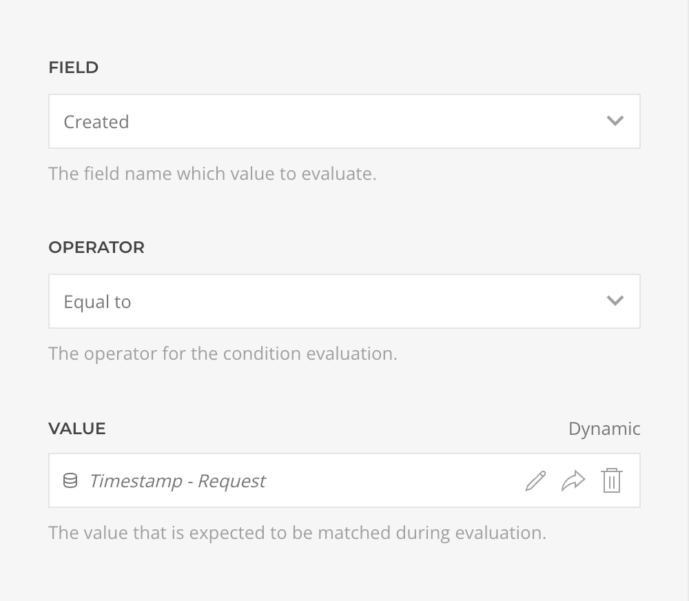 Request Timestamp Evaluation