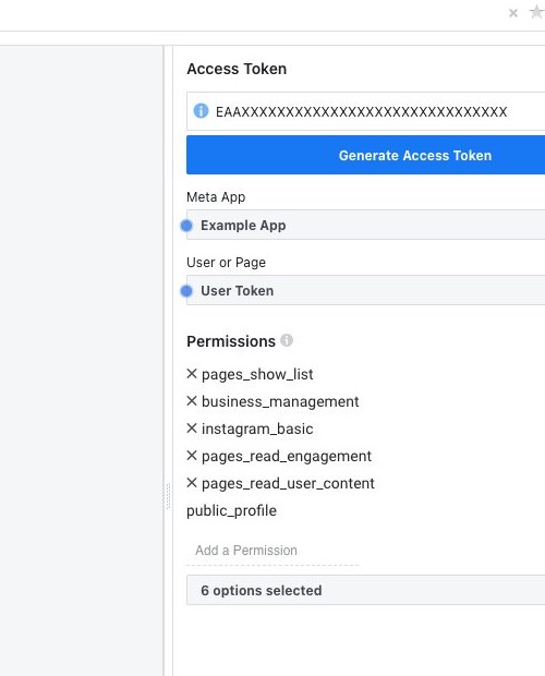 Generate access token